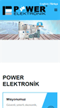 Mobile Screenshot of powerelektronik.com